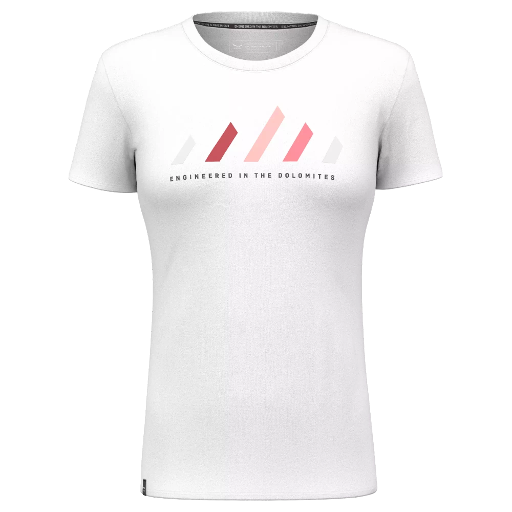 T-Shirt Górski Salewa Pure Stripes Dry W T-Shirt - white